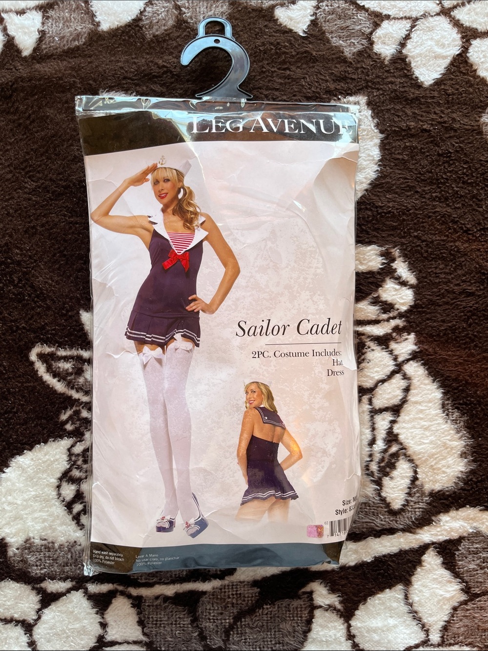 Leg Avenue Navy, White & Red Sailor Cadet Costume Dress